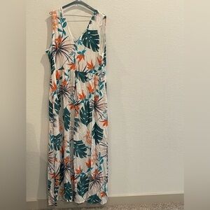 Gibson Latimer Floral Maxi Dress Size extra Large